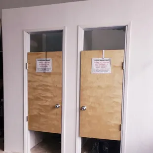 New dressing rooms