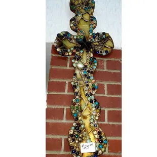 Exquisite cross decor! These beautiful,  unique pieces of art from Texas now available right here in Downtown Tulare at an incredible price