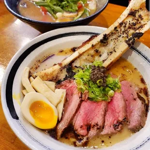 Paitan Ramen with bone marrow