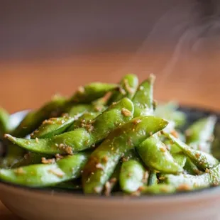Garlic Edamame