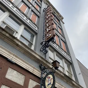 a clock on the outside of a building