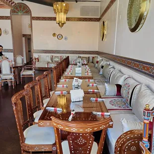 interior, sushi and sashimi