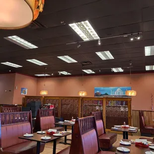the interior of a restaurant