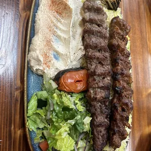 Beef Kabab Plate