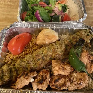 Adana Kebob Plate