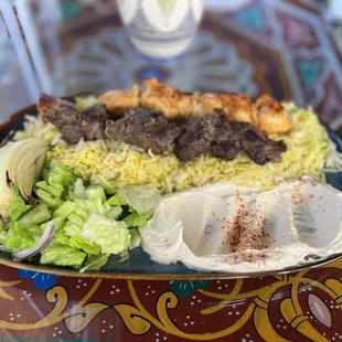a plate of food