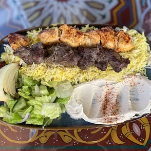 a plate of food