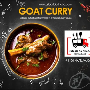 Goat Curry - https://www.ustaaddadhaba.com/