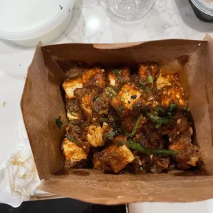 Paneer appetizer included with family pack