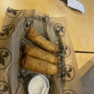 Boudin Eggrolls