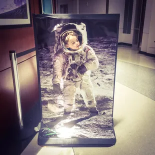 I feel like if Charlie was on the moon, he wouldn't be bothered with looking at their camera either!