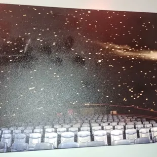 The planetarium on the inside