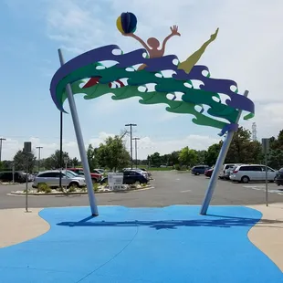 Entrance to community pool at Utah Park