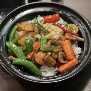 UTea Pho&apos;s sea food option: Seafood RICE POT