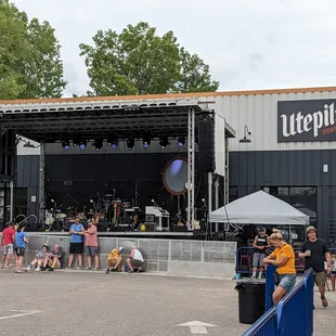 View from the VIP area