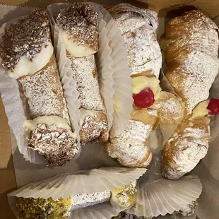 Cannolis and Lobster Tails - amazing!