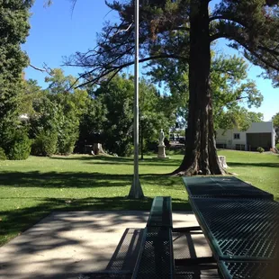 View from picnic area
