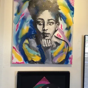 Local artist painting