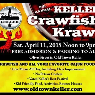 Old Town Keller Crawfish Krawl