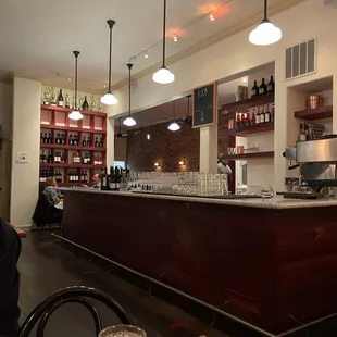 a man sitting at a bar