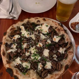 Mushroom Pizza