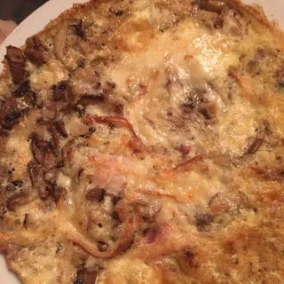 Fried eggs mushrooms & ham