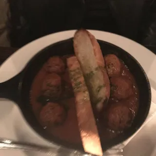 Veal meatball sliders