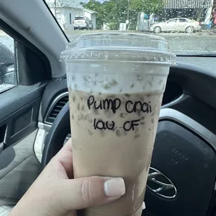 Dirty pumpkin chai with lavender cold foam is my favorite.