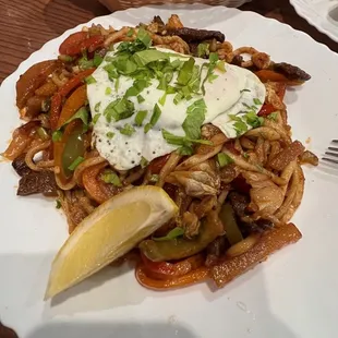 Fried Uyghur Lagman