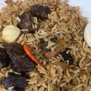 paella, food