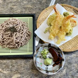 Cold soba lunch special