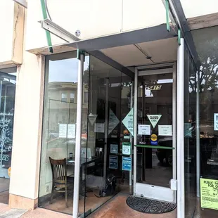 The front entrance