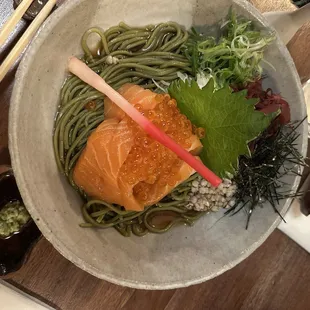 Matcha Soba Tororo