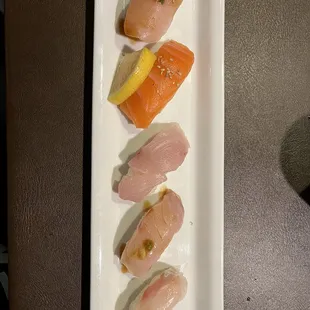 5 piece nigiri - part of uzumaki set