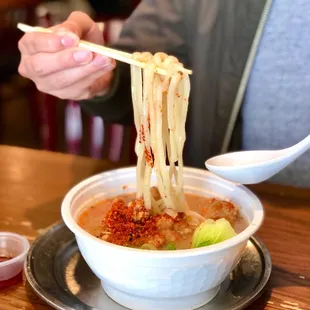 Spicy dan dan udon