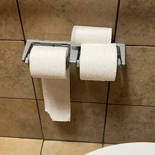 Everyone knows the toilet paper goes OVER...don't they?!  LOL!!!