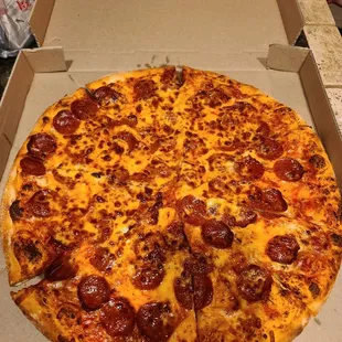 Double Cheese Double Pepperoni! Excellent!