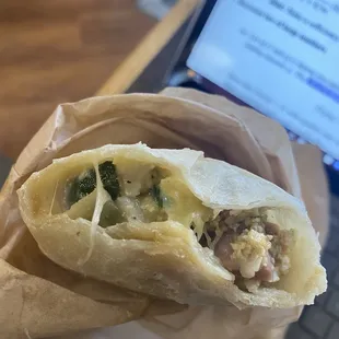 Breakfast burrito