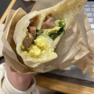 Breakfast burrito