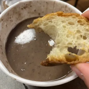 Black bean soup