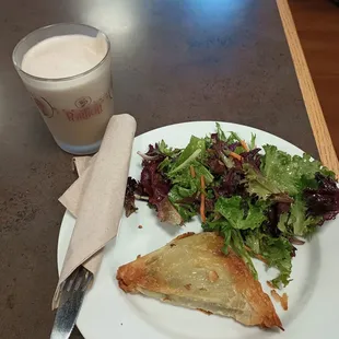 Spanikopita with side salad