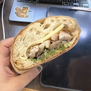 Roasted Chicken Panino Sandwich