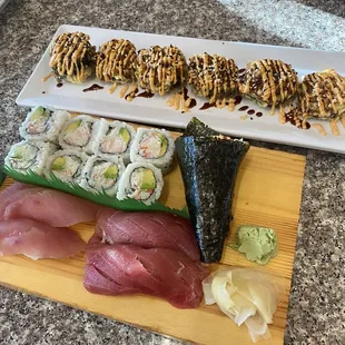 food, sushi, sashimi, sushi and sashimi