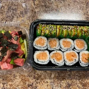 food, sushi and sashimi