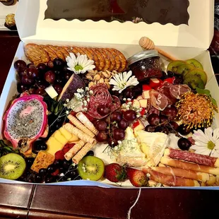 V&amp;G Charcuterie  The Social Grazing       To go box Serves 5 to 10 people