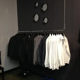 One of the men's rack at V&amp;X