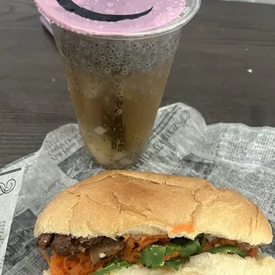 Pork Bahn Mi Sandwhich