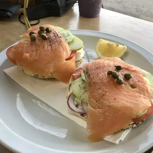 Bagel with Smoked Salmon