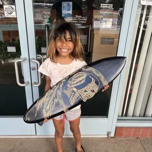 Baby Simi with the custom order masterpiece