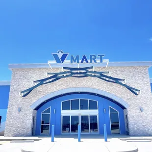 the front entrance of the store